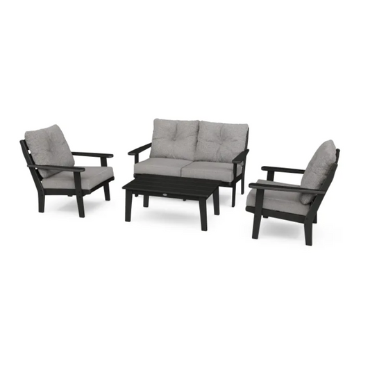 Polywood Lakeside 4-Piece Patio Furniture Set