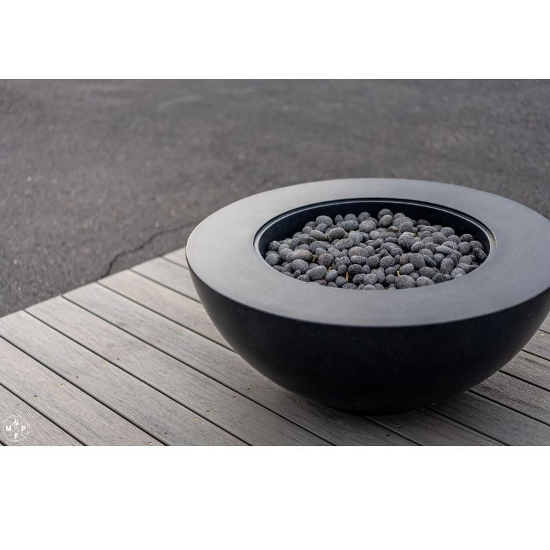 Montana Toba Concrete Fire Table – 38″ Pacific Midnight FAST SHIP