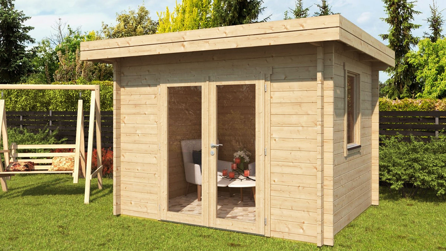 Gardenhouse24 Capbreton 44 Wooden Garden Shed 75.35ft2